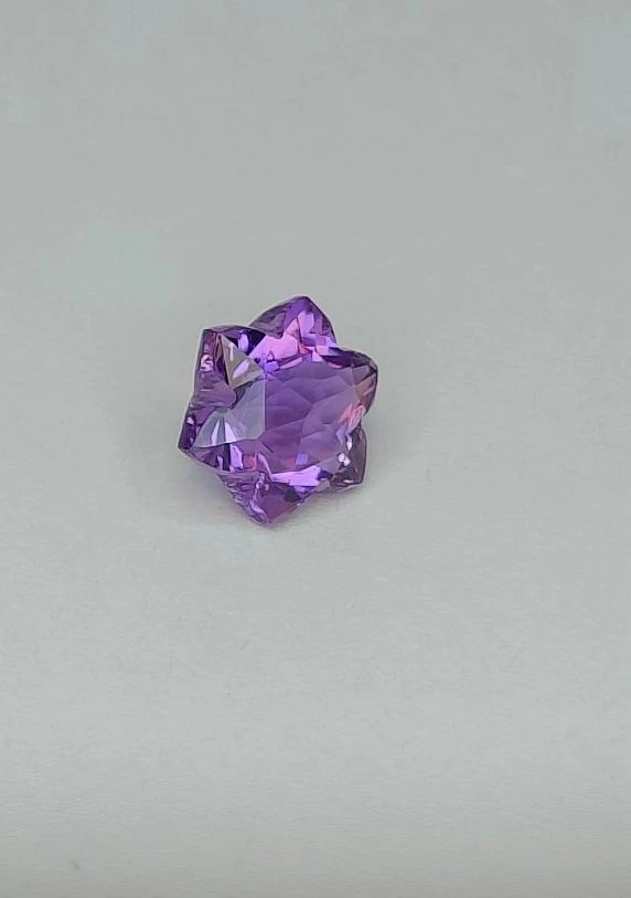 2.39ct Beautiful Natural Amethyst Fancy Cut Faceted Loose Gemstones from Brazil — view 1